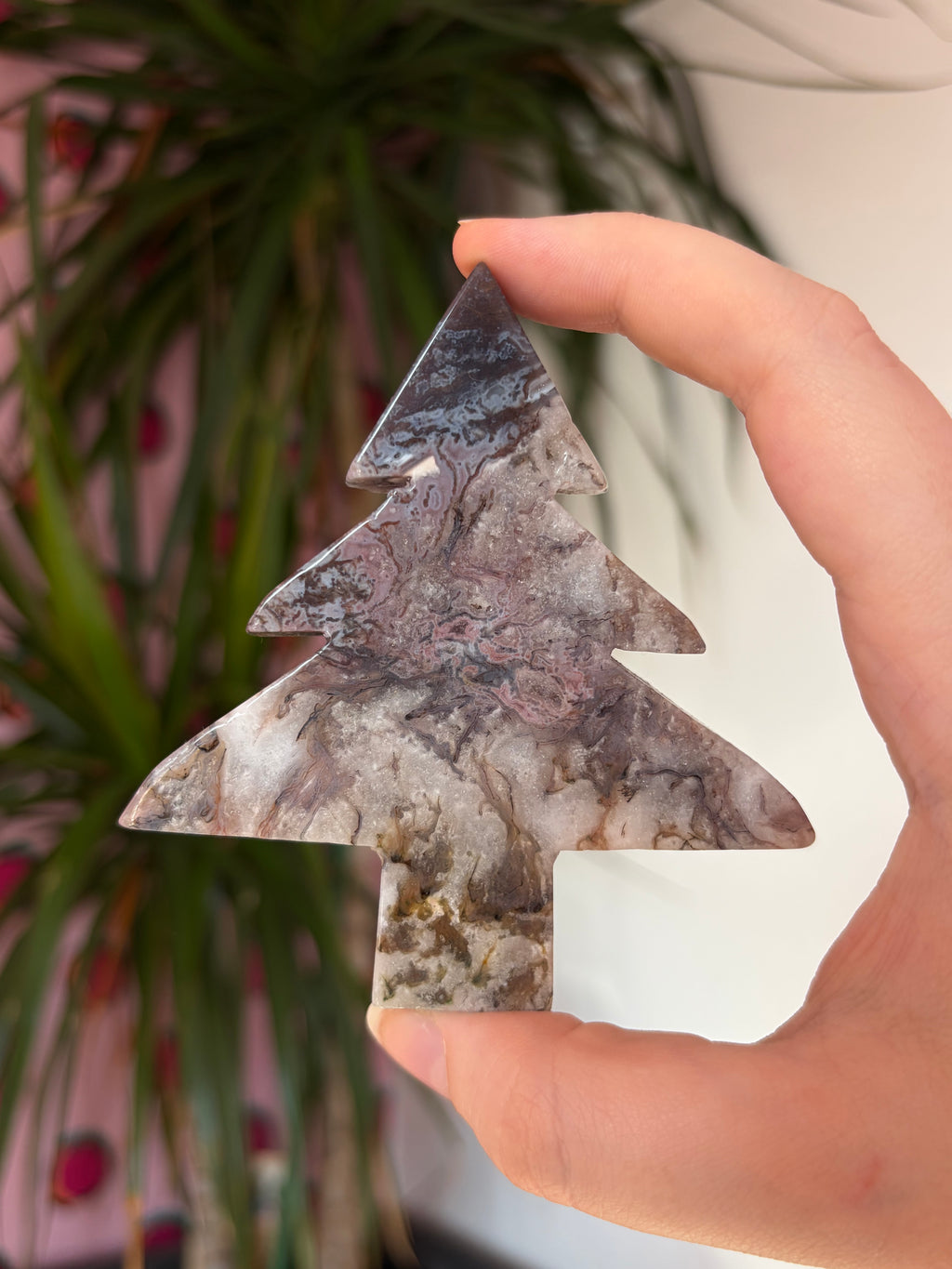 Moss agate pine trees