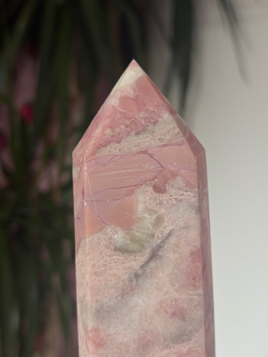 Pink Steatite Tower (Please read description)