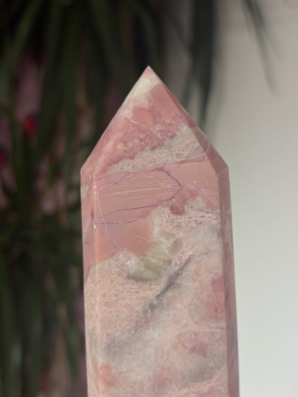 Pink Steatite Tower (Please read description)