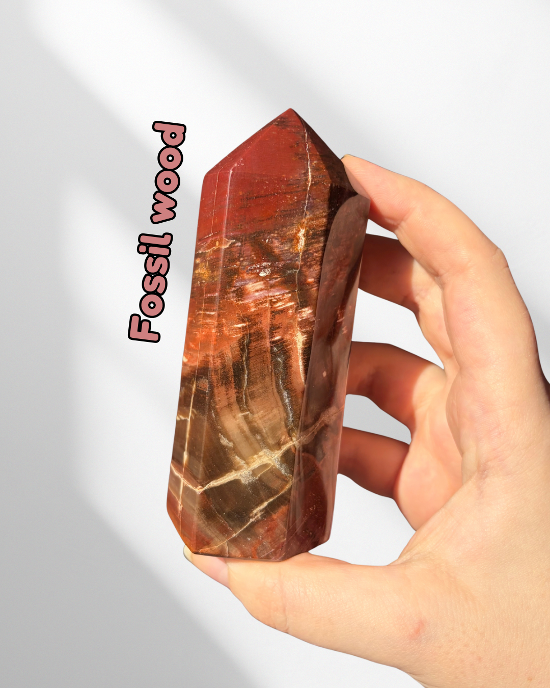 Chunky fossil wood tower