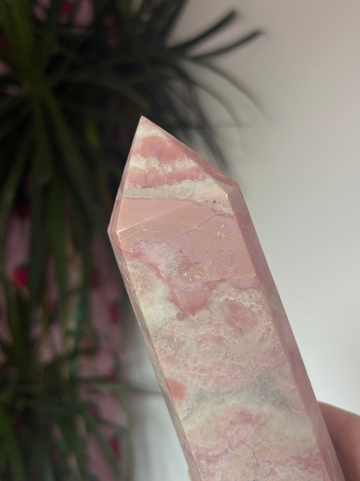 Pink Steatite Tower (Please read description)