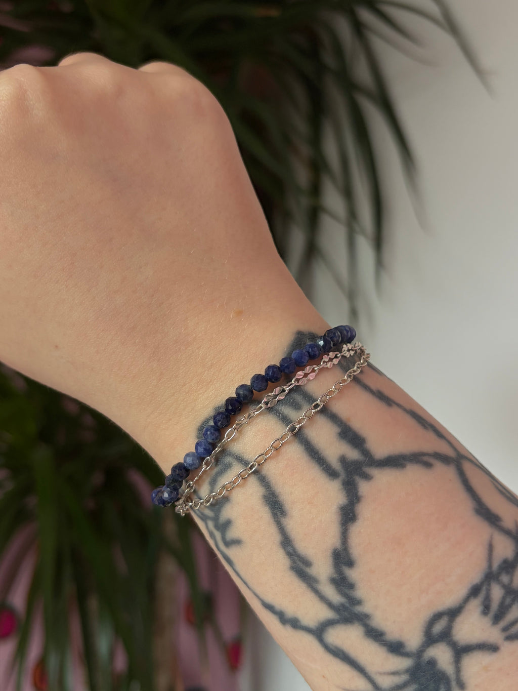 Sodalite Faceted Bracelet