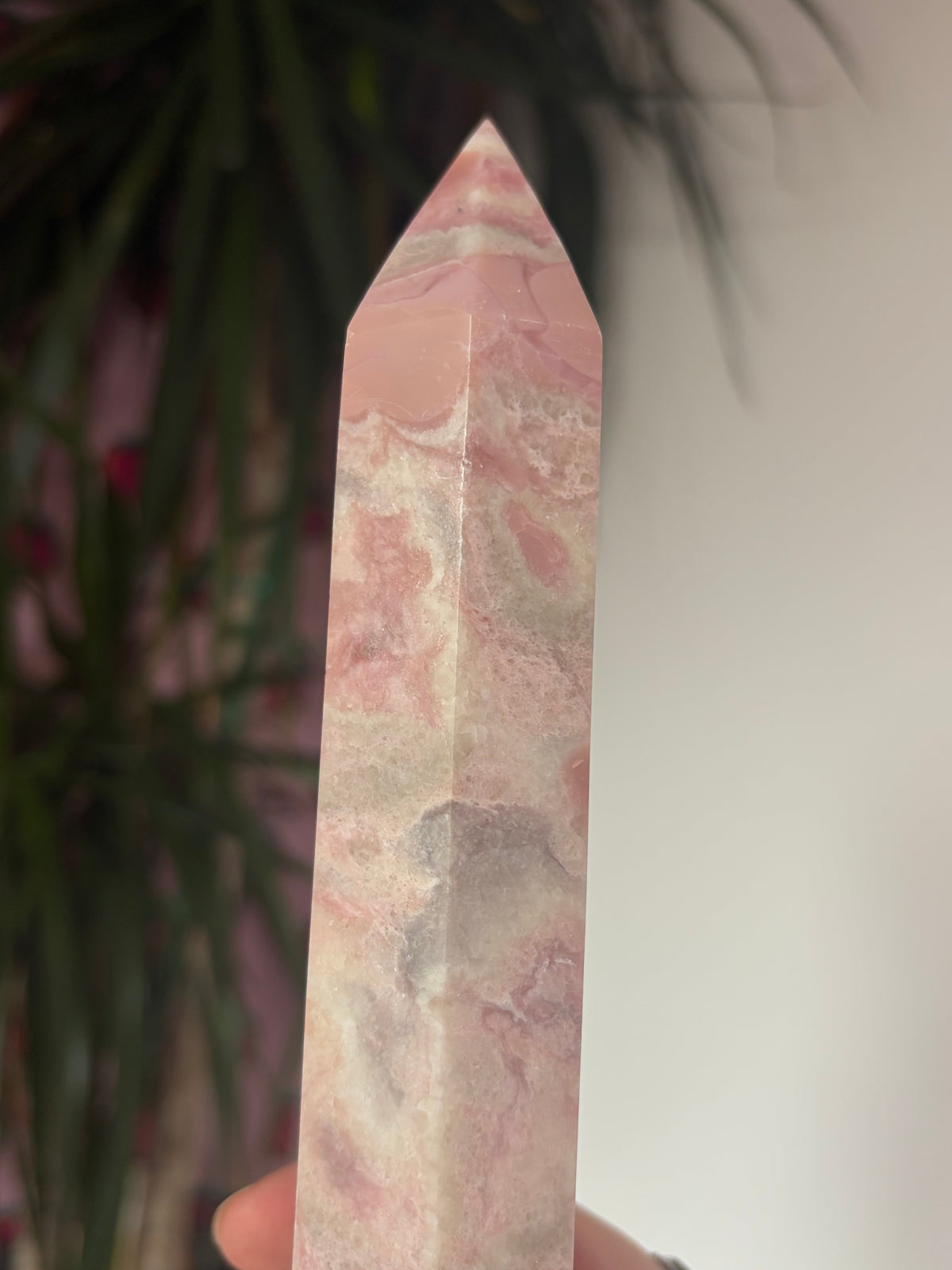 Pink Steatite Tower (Please read description)