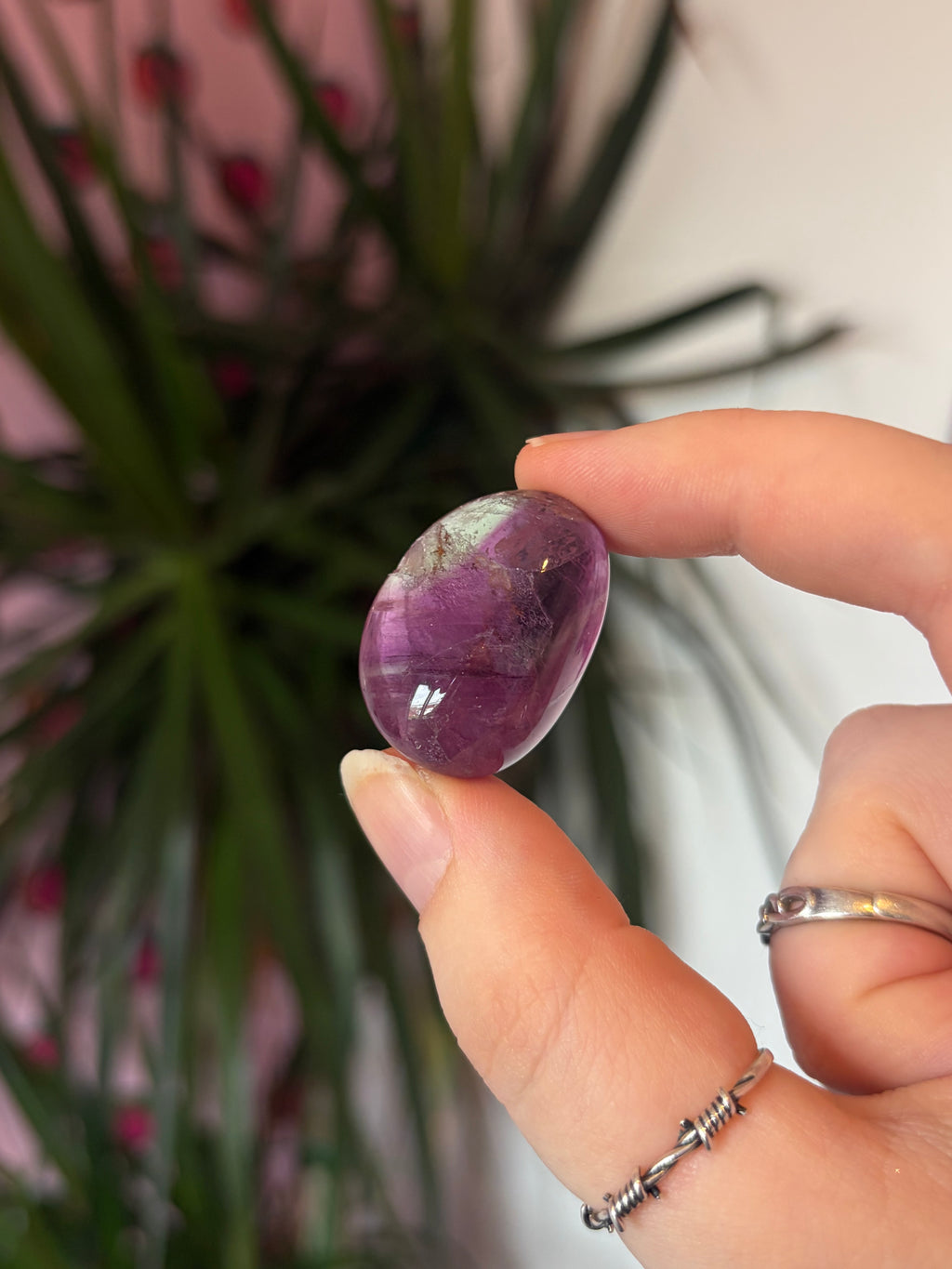 Rainbow Fluorite Tumblestone