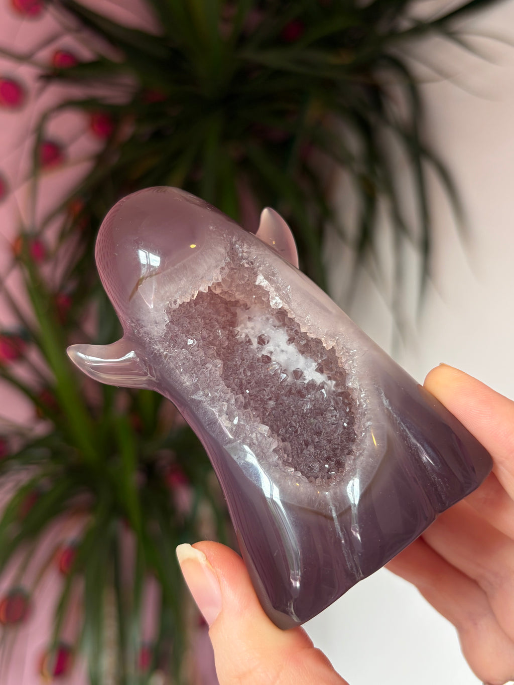 Druzy Agate Ghost