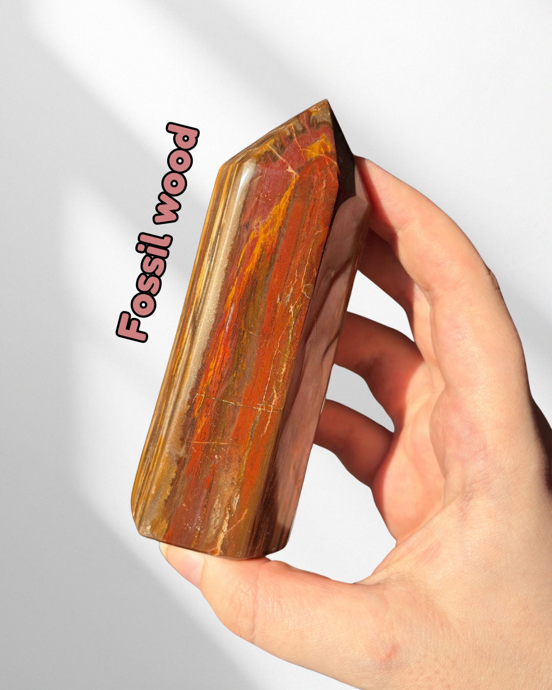Chunky fossil wood tower