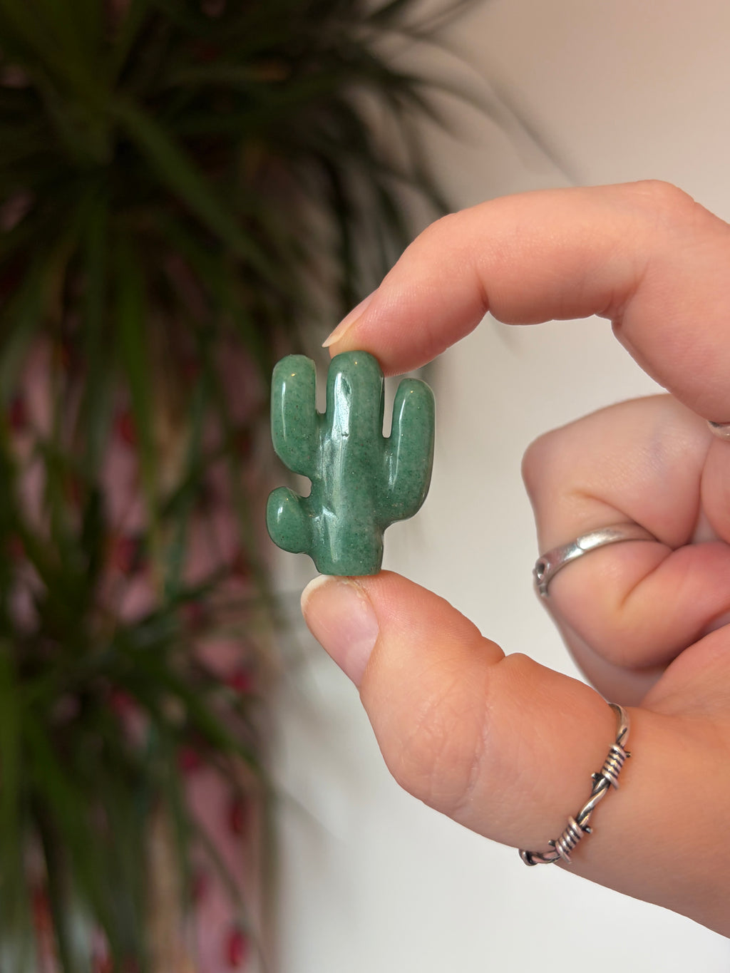 Mini Green Aventurine Cacti