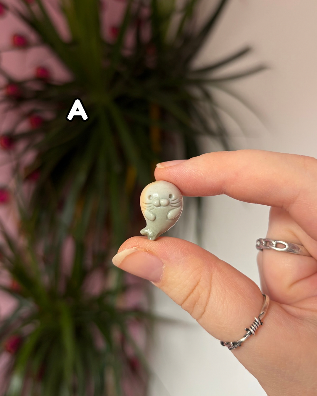 Tiny Alashan Agate Seals