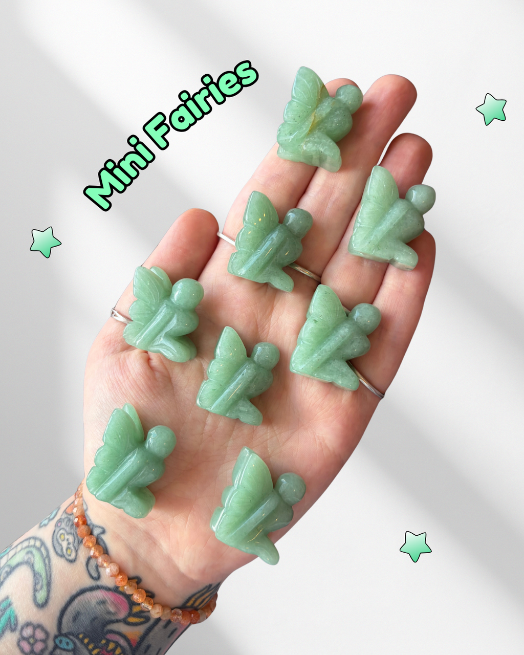 Green Aventurine Fairies