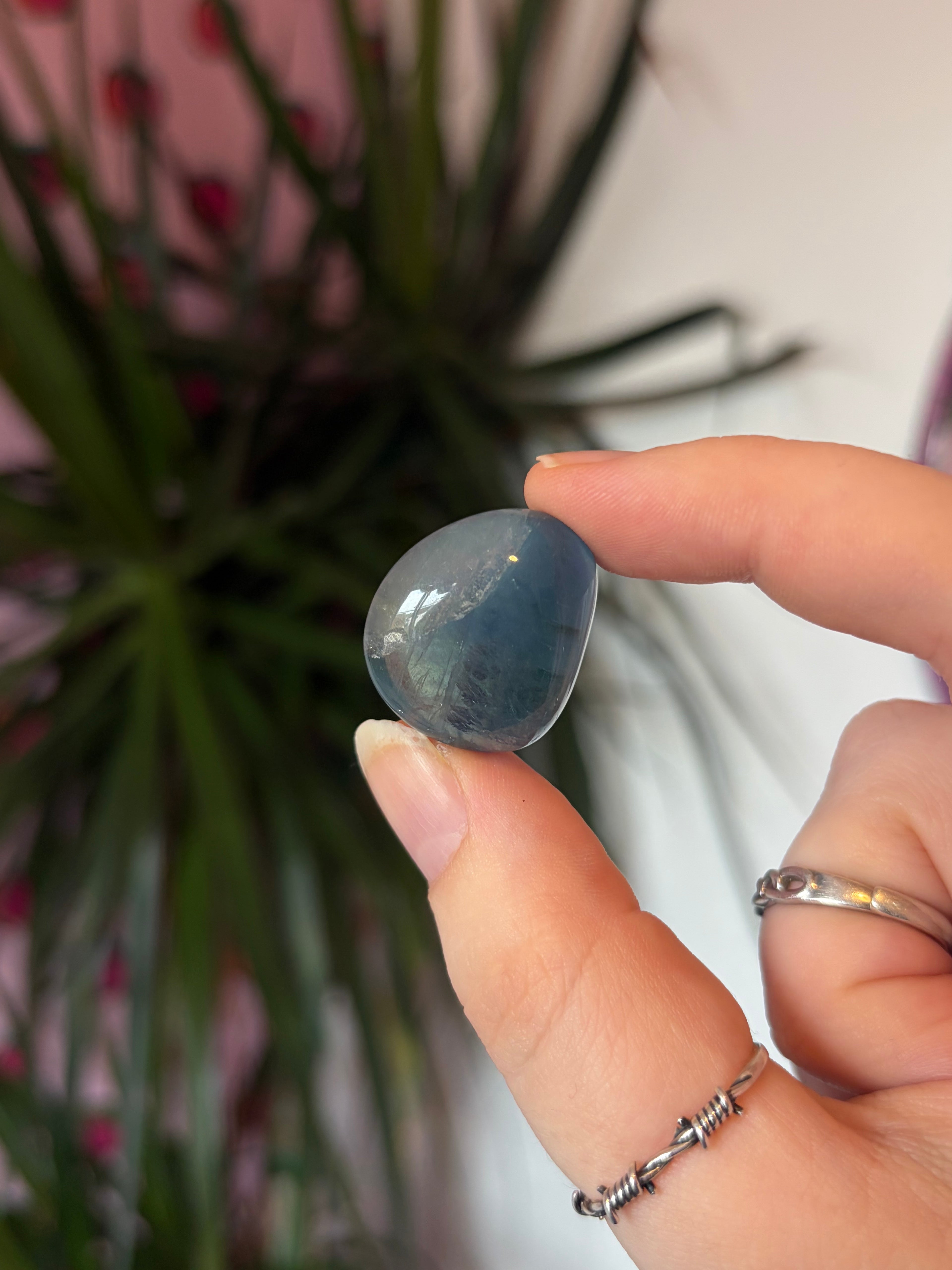 Blue Fluorite Tumblestone
