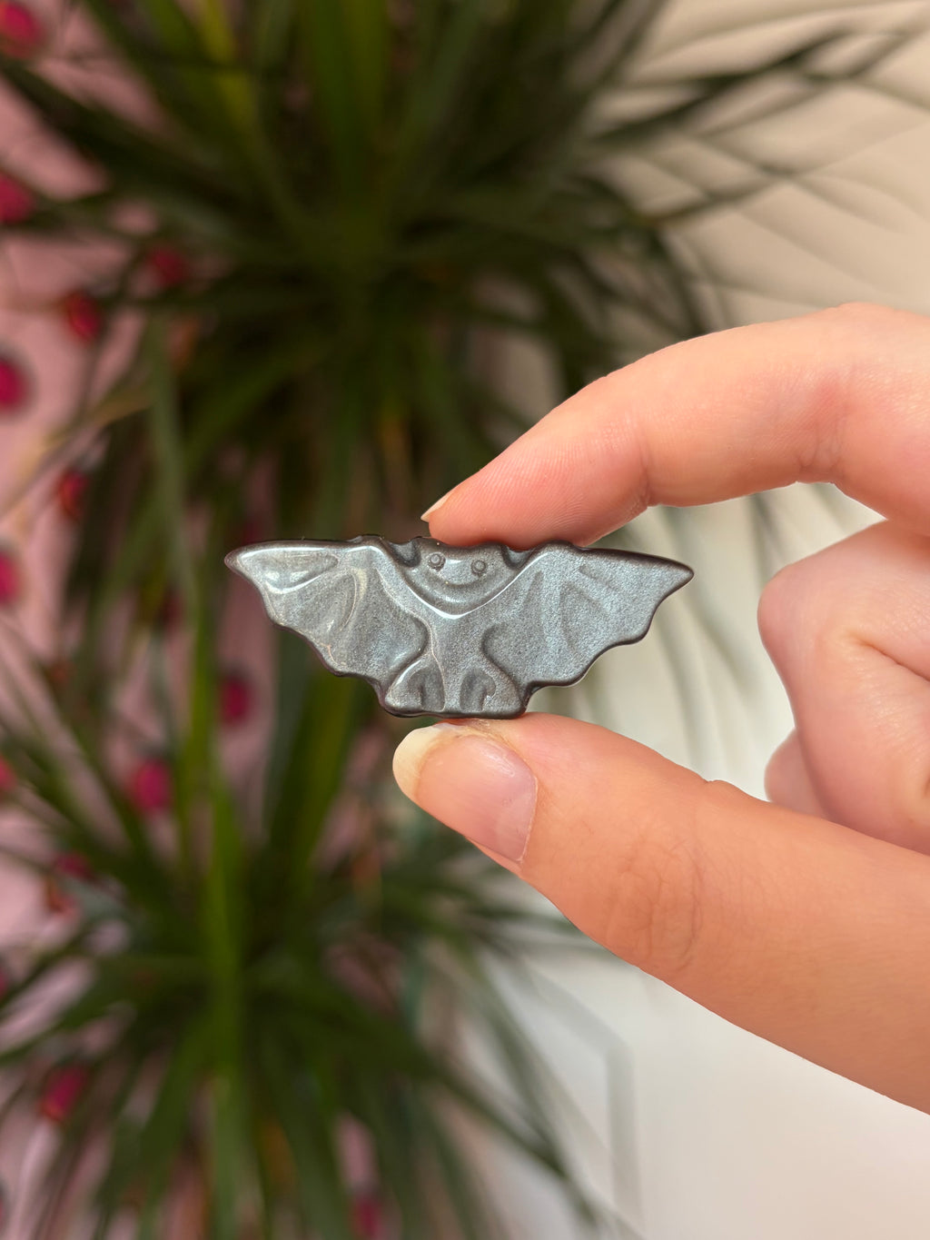 Silver Sheen Obsidian Bats