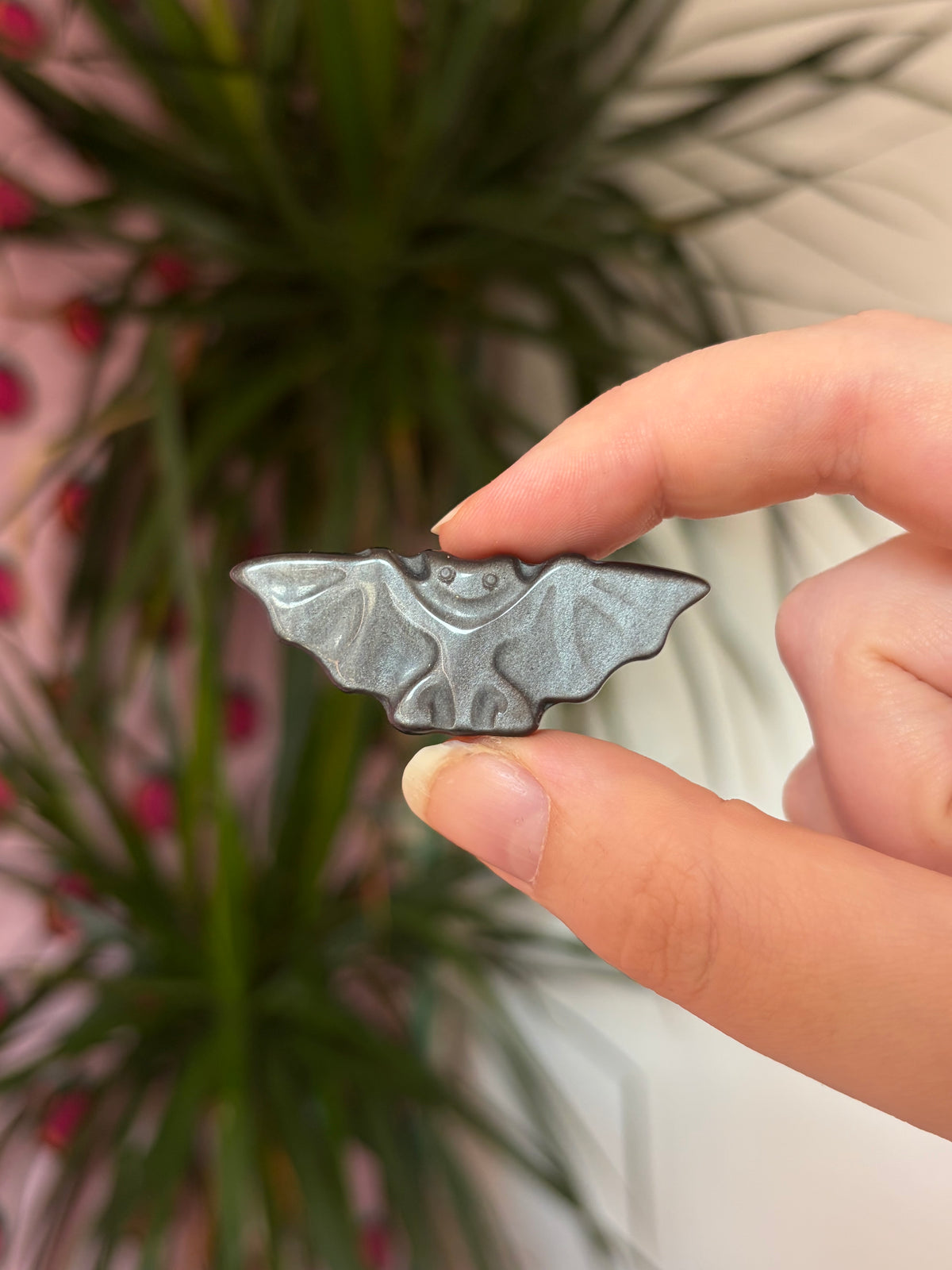 Silver Sheen Obsidian Bats