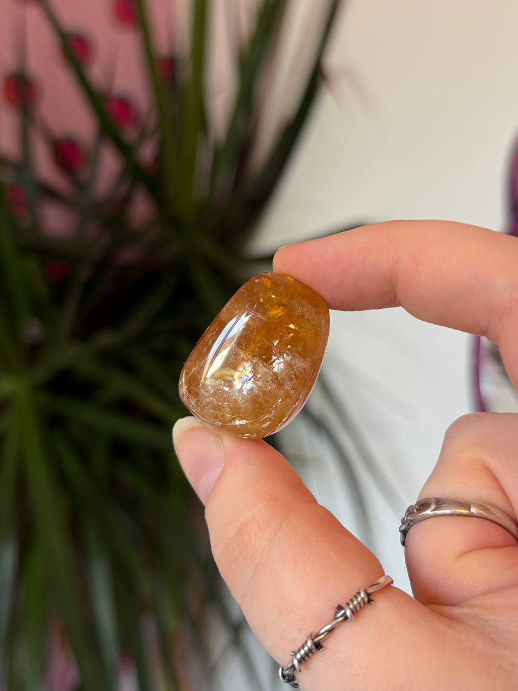 Honey Calcite Tumblestone