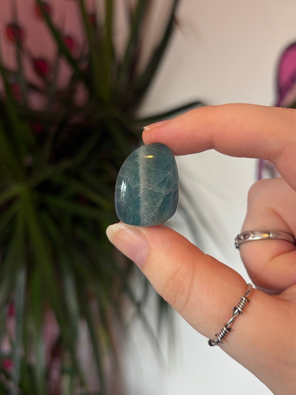 Blue Fluorite Tumblestone