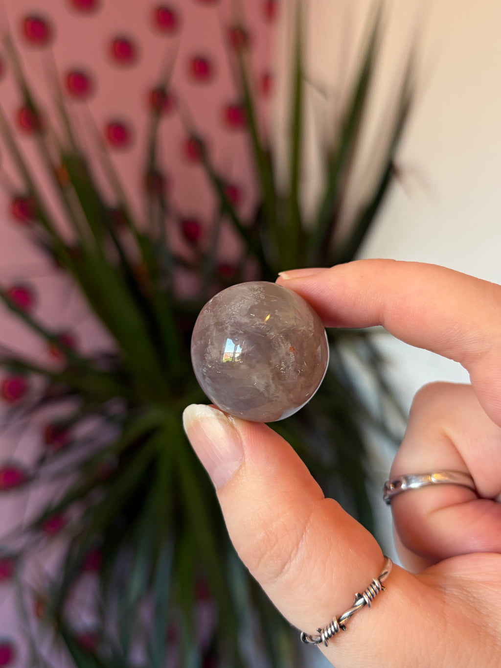 Blue Rose Quartz Tumblestone