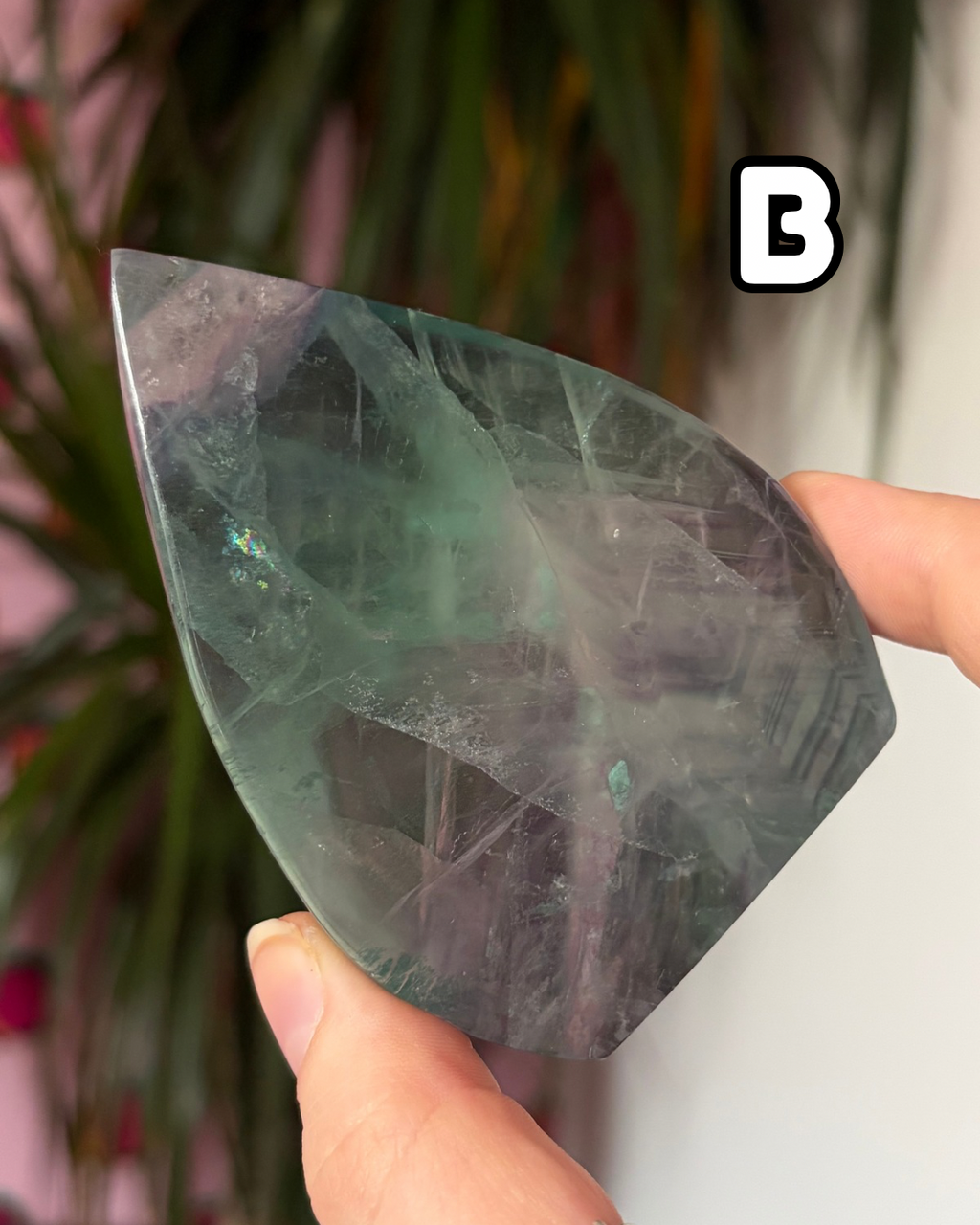 Rainbow Fluorite Arrowheads