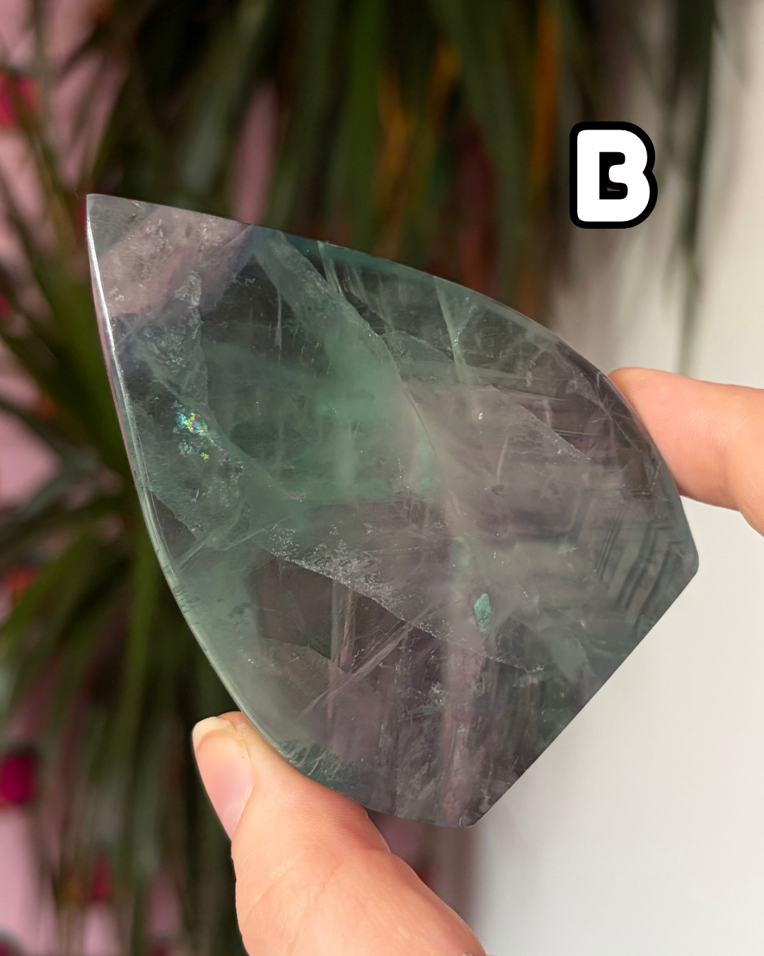 Rainbow Fluorite Arrowheads