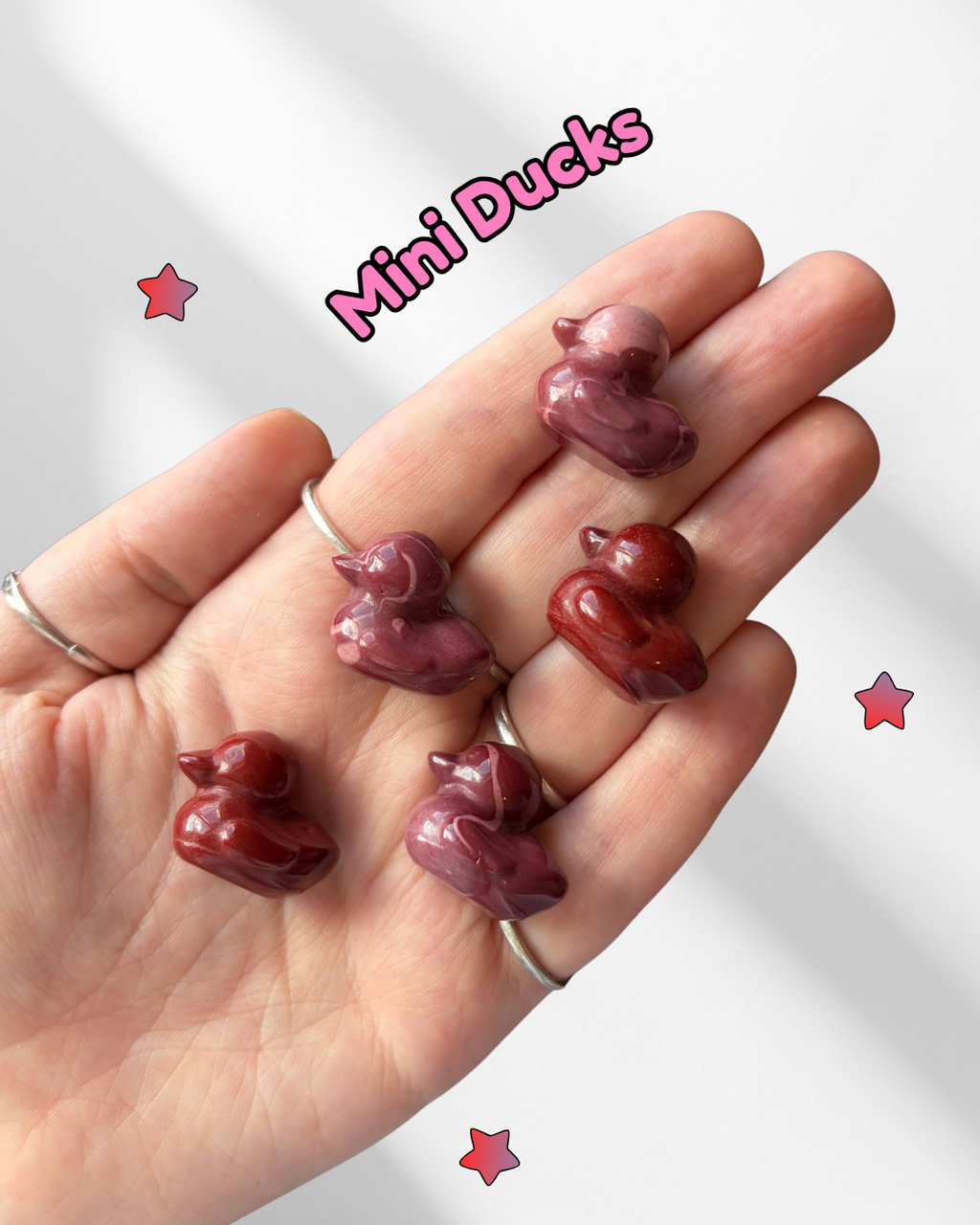 Mini Mookaite Ducks