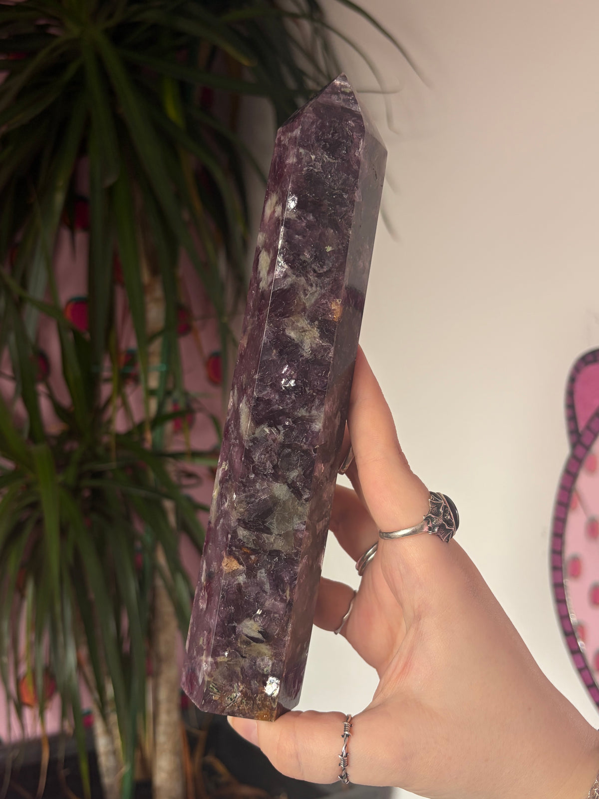 Lepidolite Tower