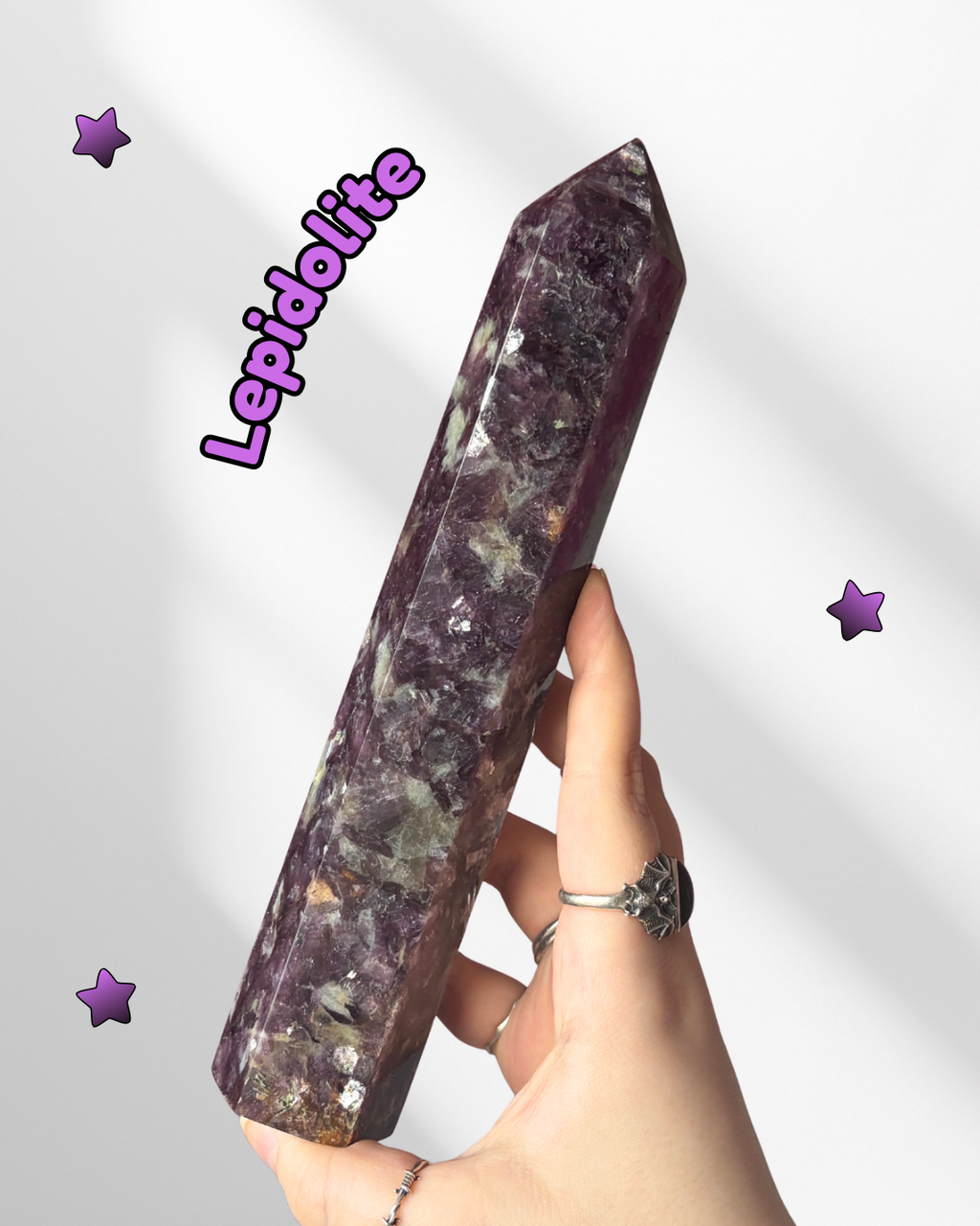 Lepidolite Tower