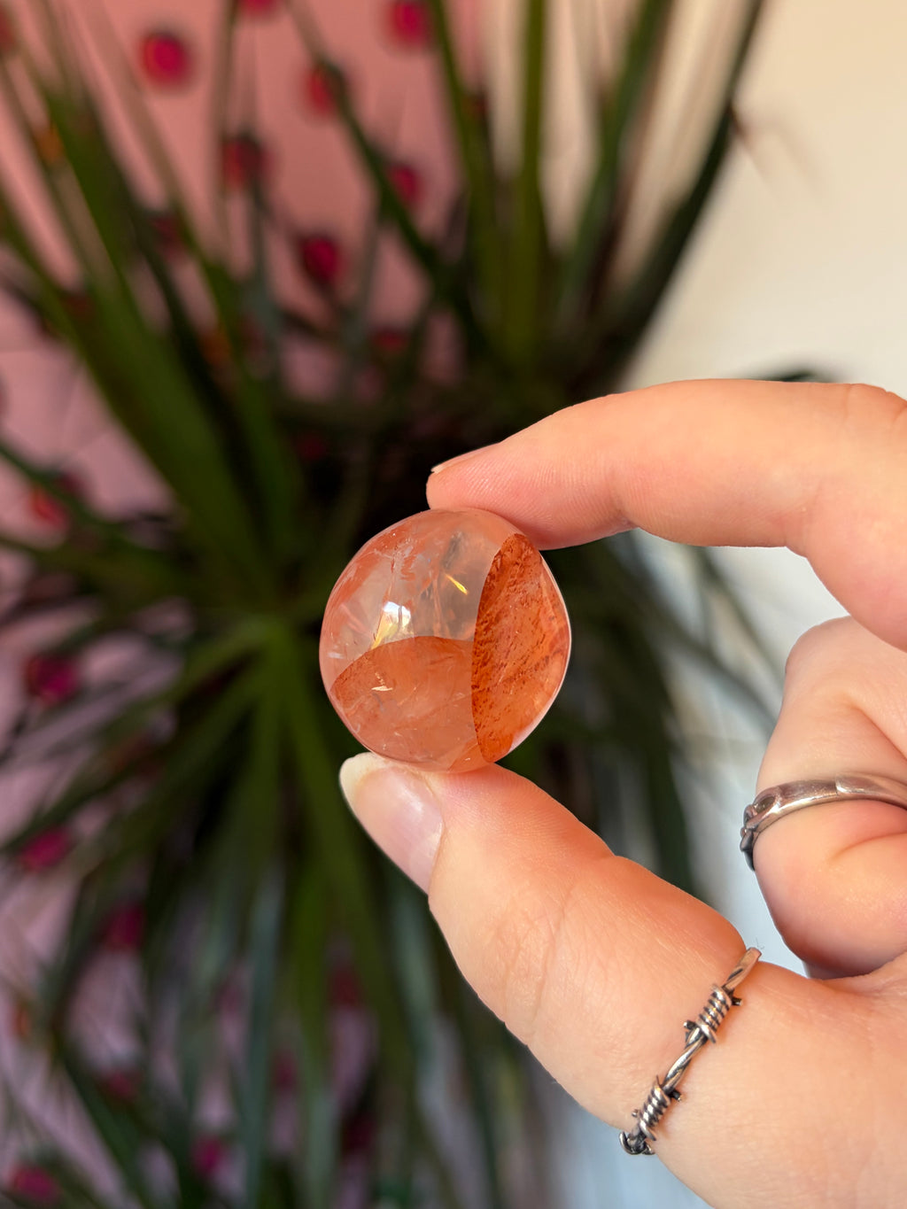 Fire Quartz Tumblestone