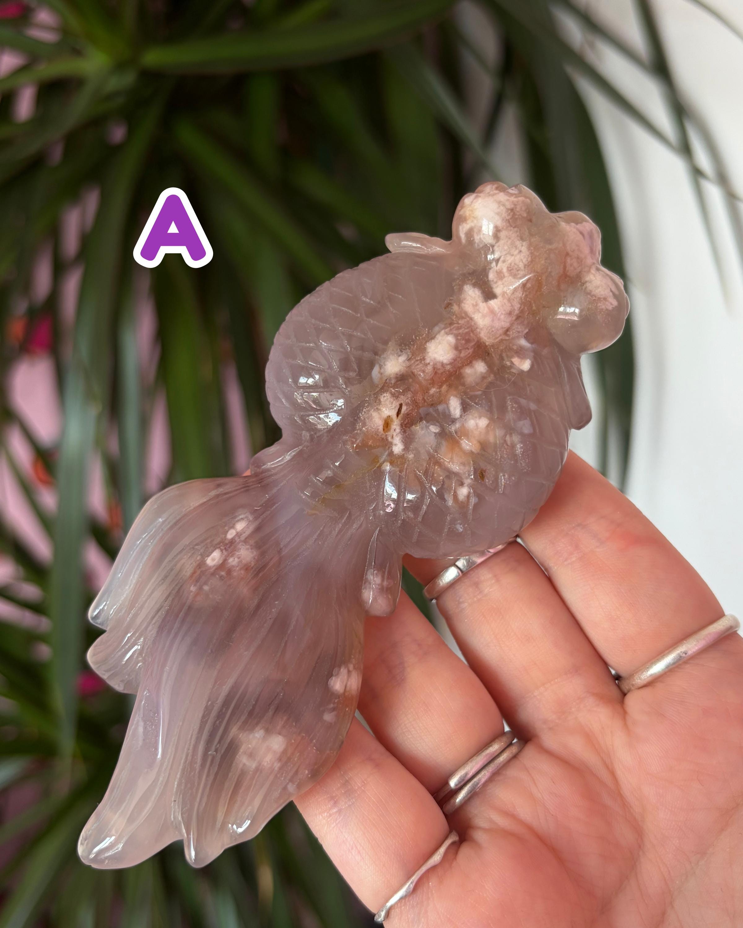 Flower Agate Goldfish