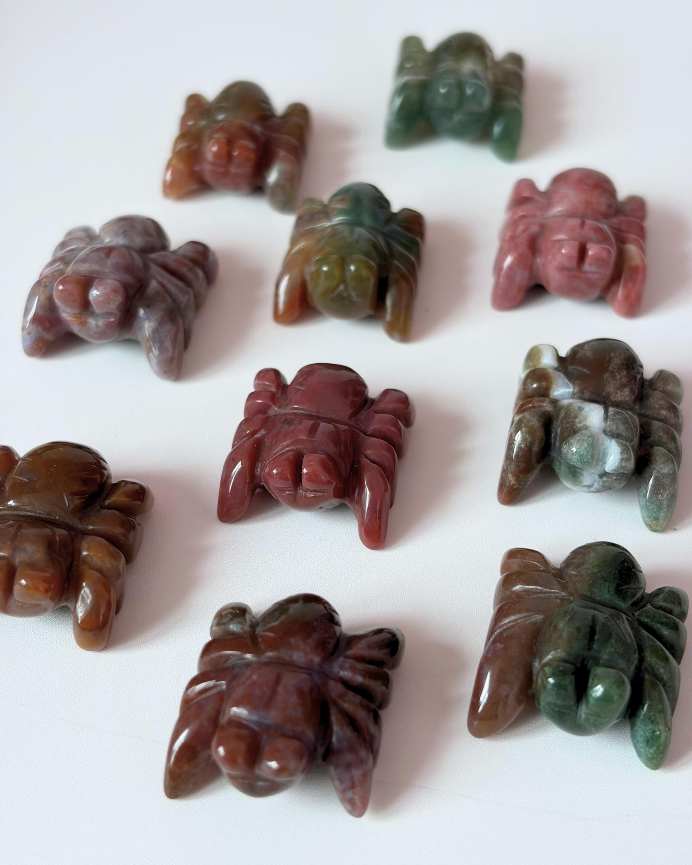 Mini Sea Jasper Spiders