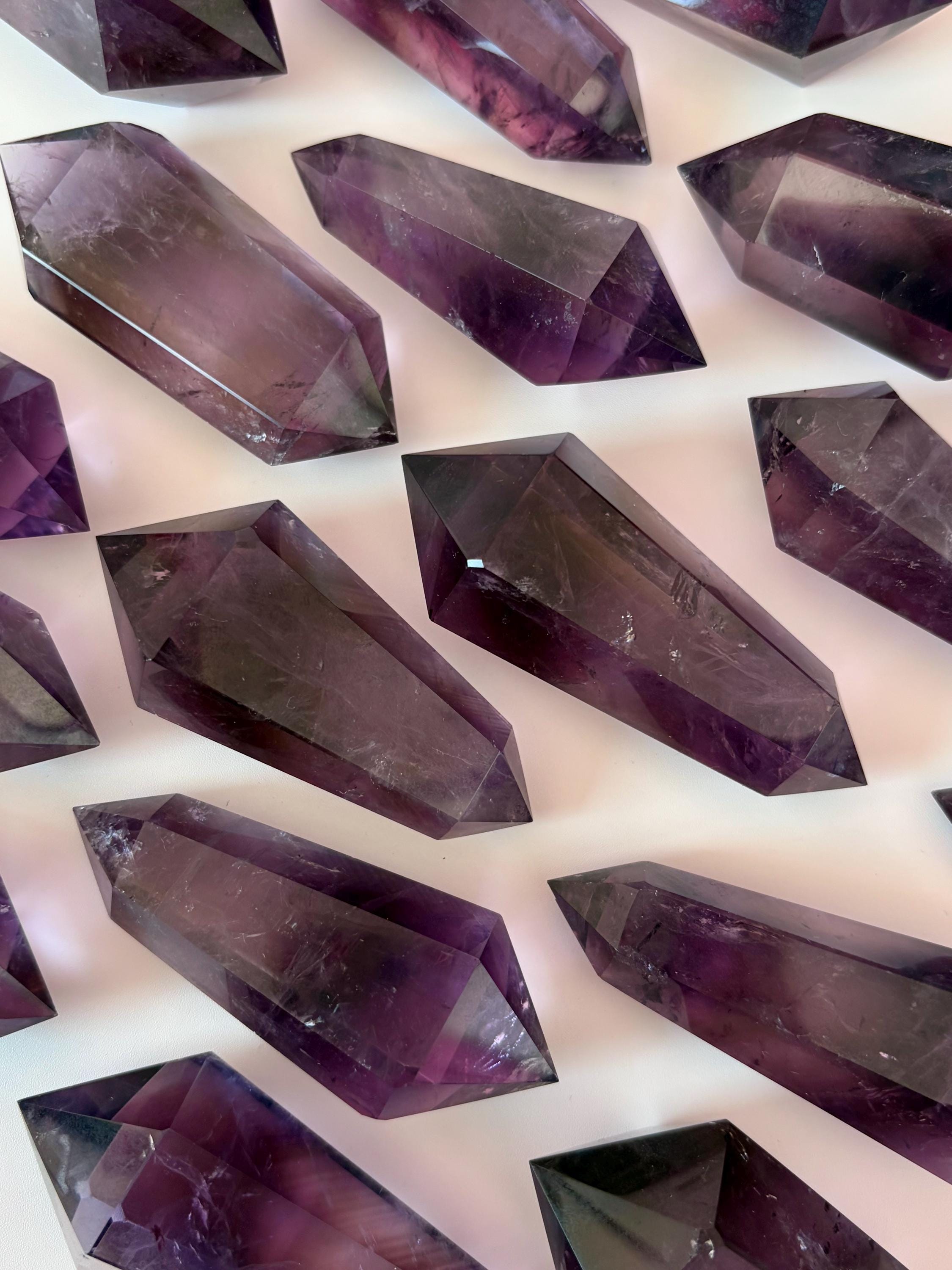 Double Terminated Amethyst Point