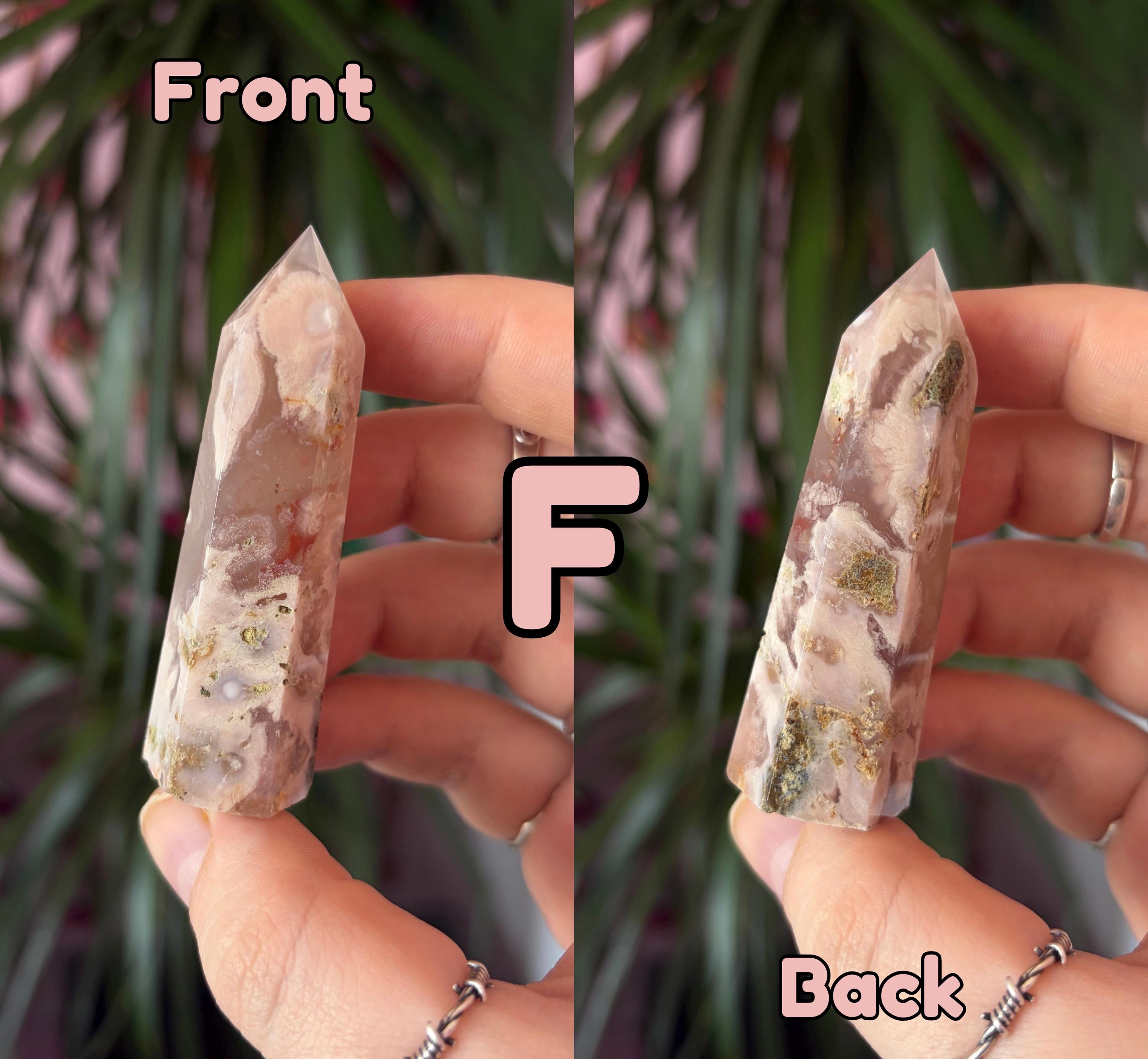Mini Flower Agate Towers