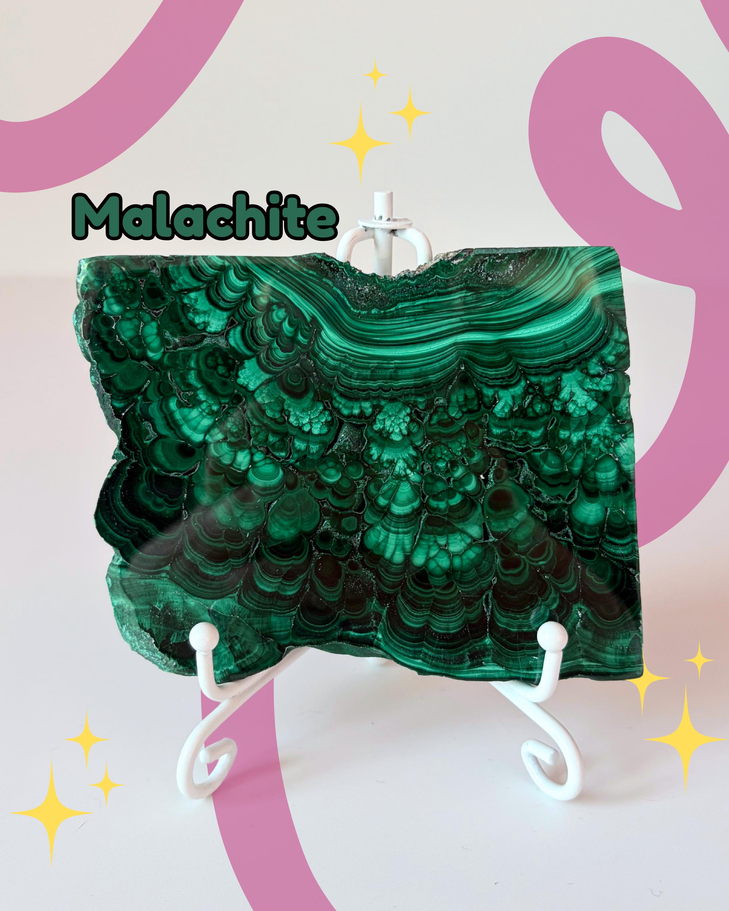 Dark Malachite Slab