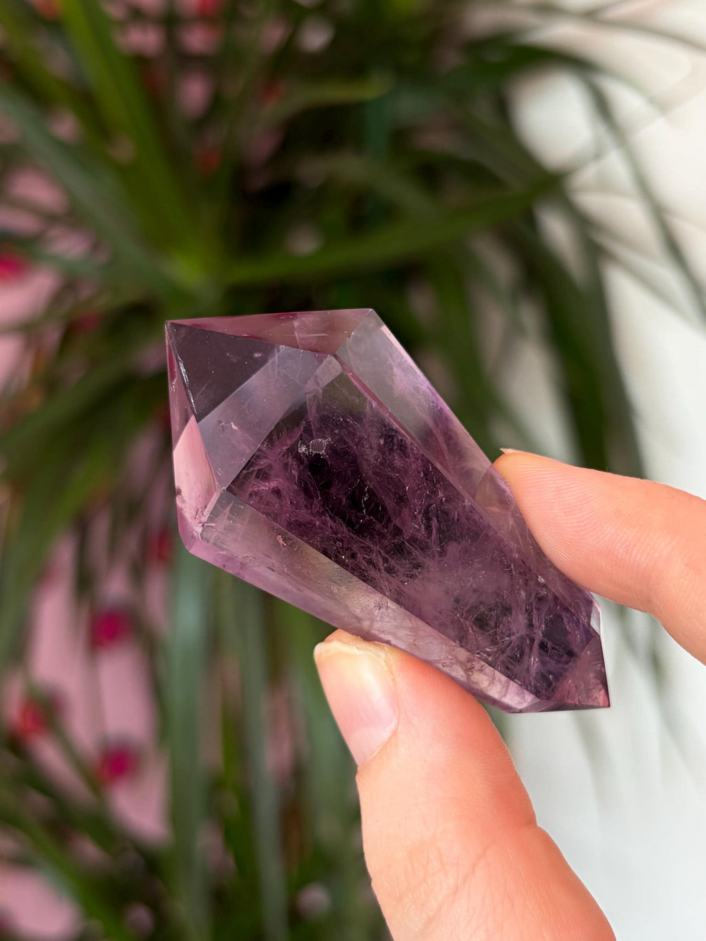 Double Terminated Amethyst Point