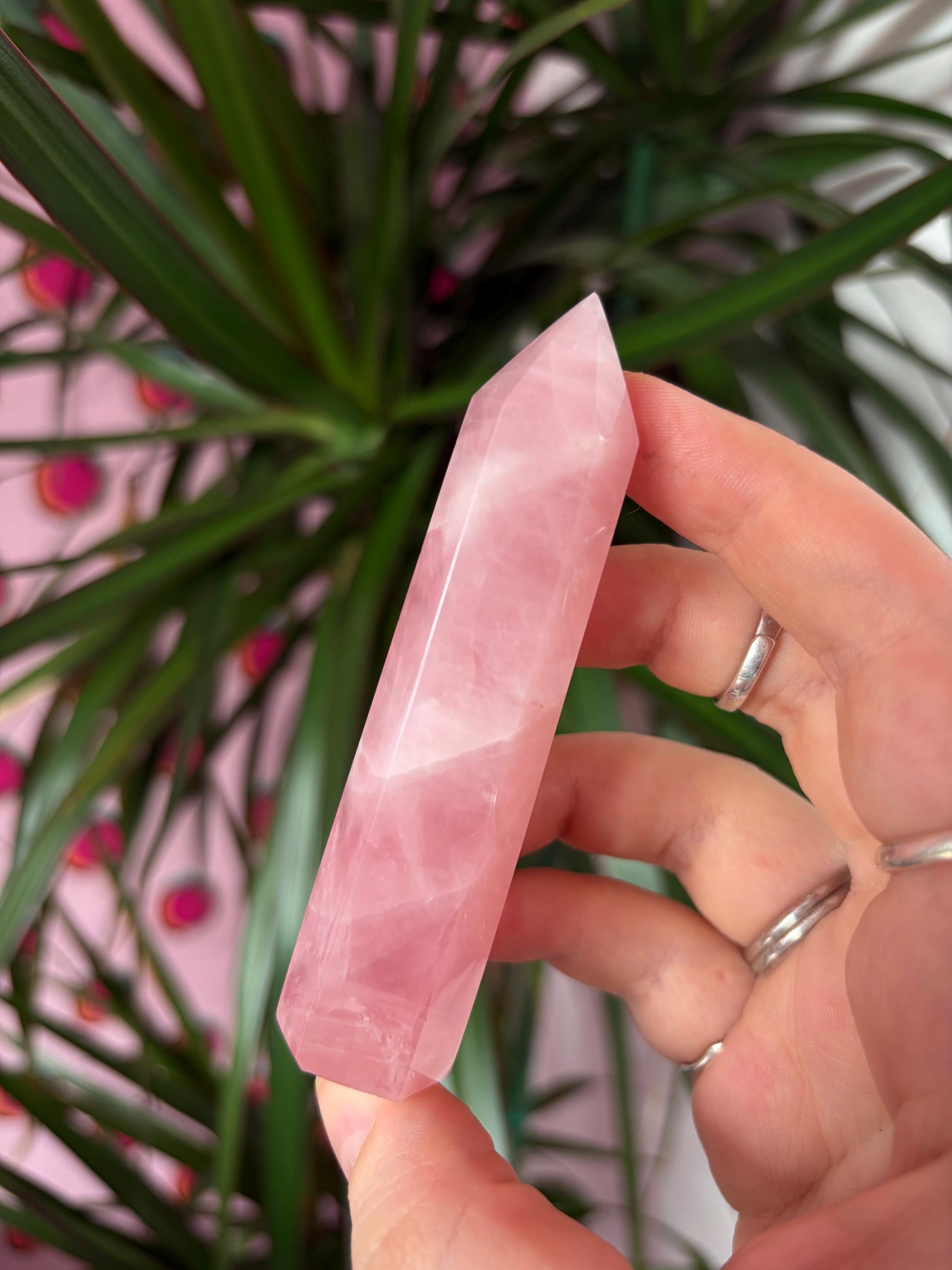 Pink Rose Quartz Towers