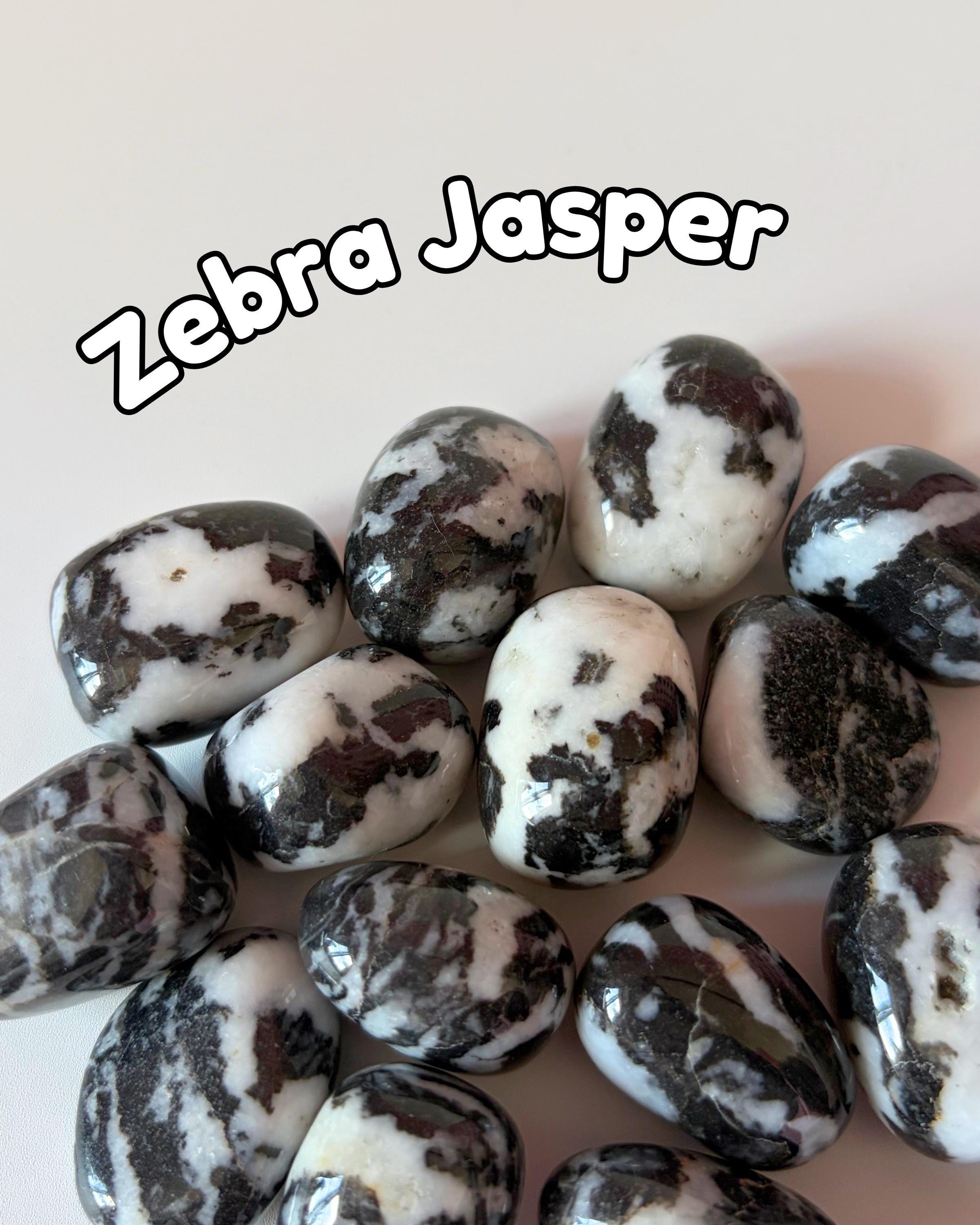 Zebra Jasper Tumblestone