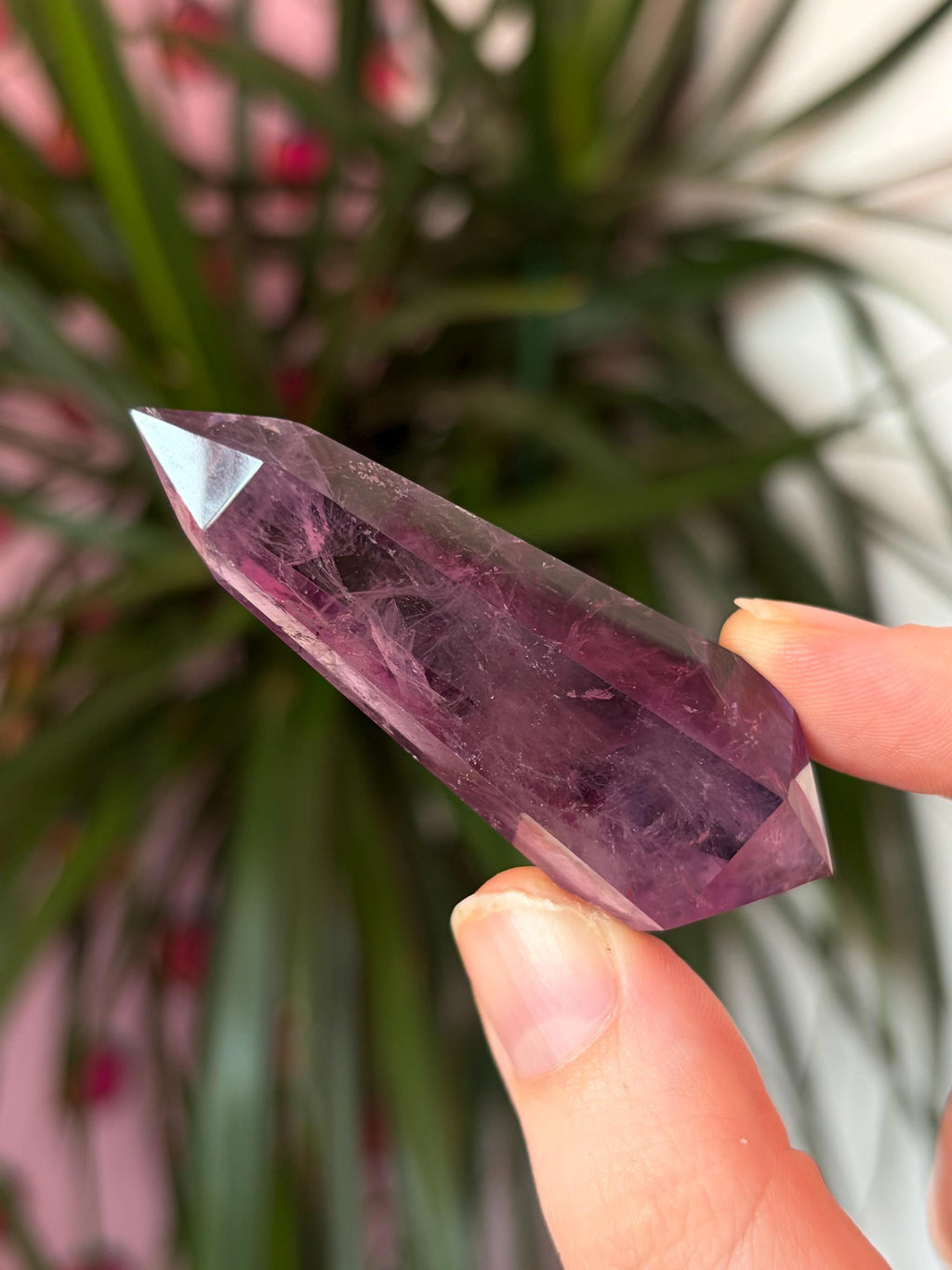 Double Terminated Amethyst Point