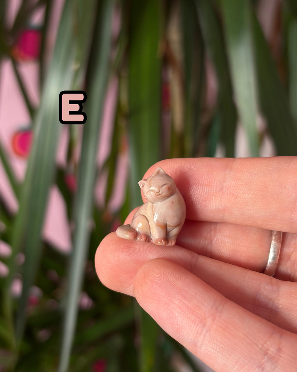 Tiny Alashan Agate Cats