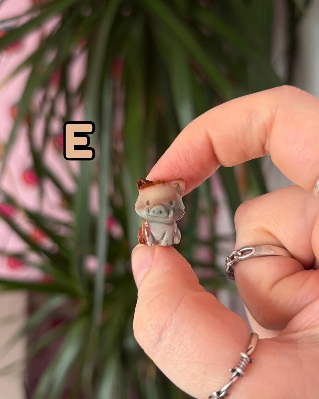 Tiny Alashan Agate Warthog