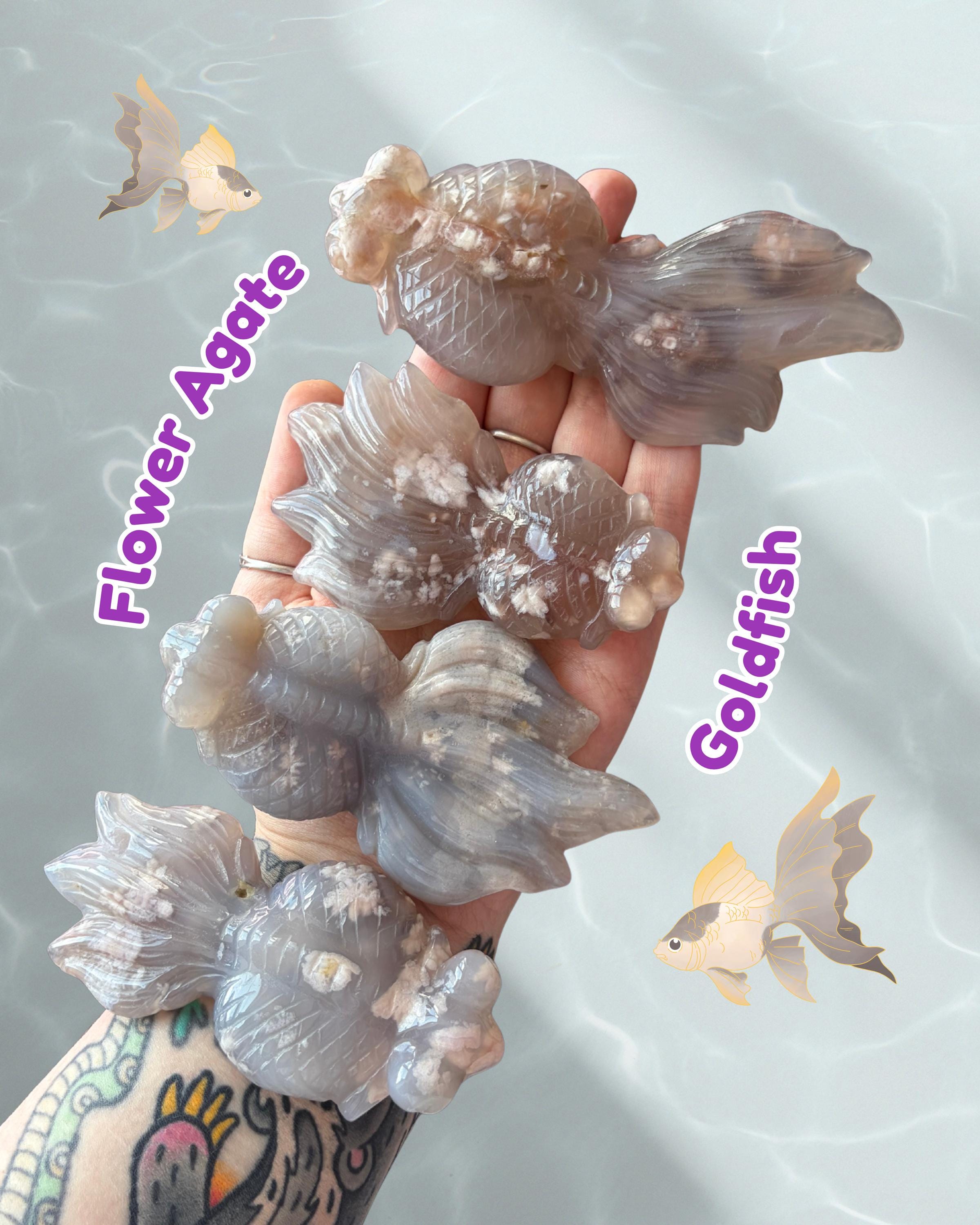 Flower Agate Goldfish
