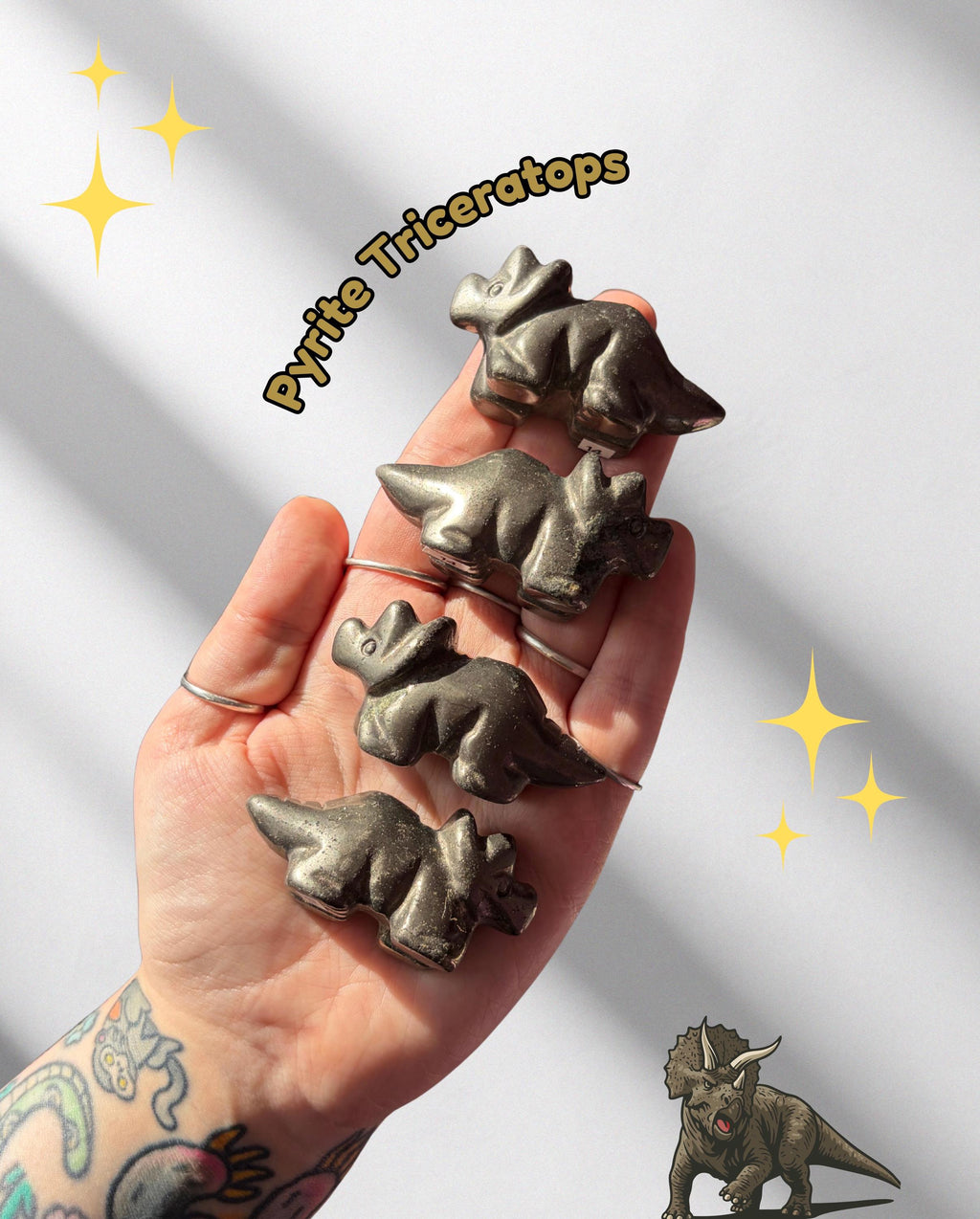 Pyrite Triceratops