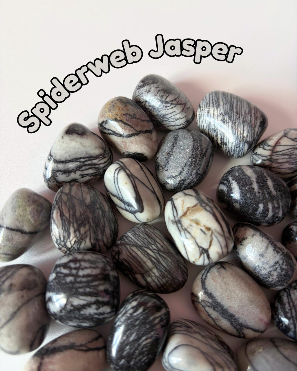 Spiderweb Jasper Tumblestone