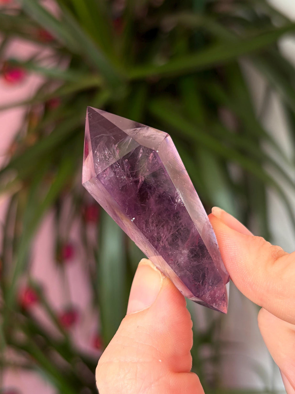 Double Terminated Amethyst Point