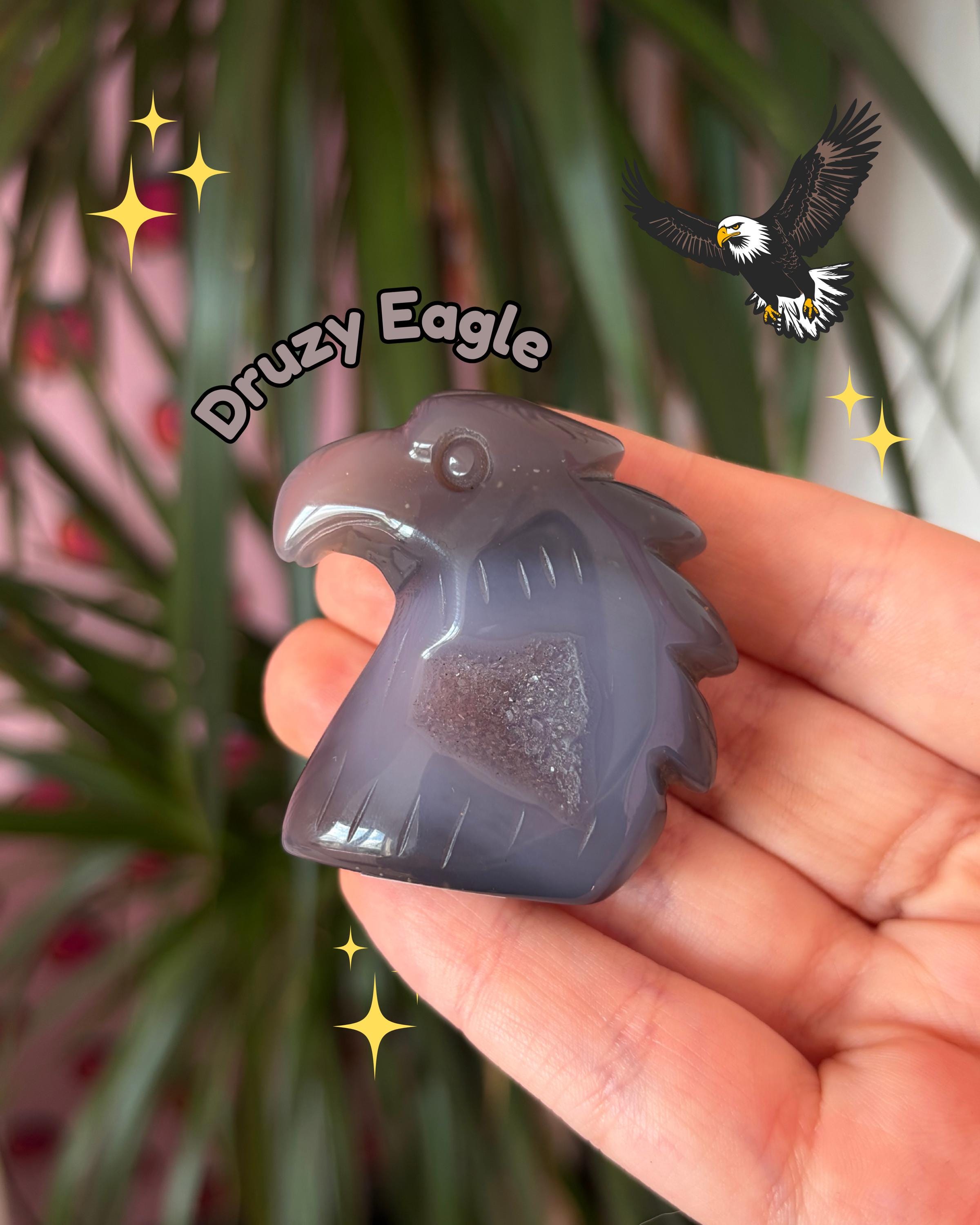 Druzy Agate Eagle